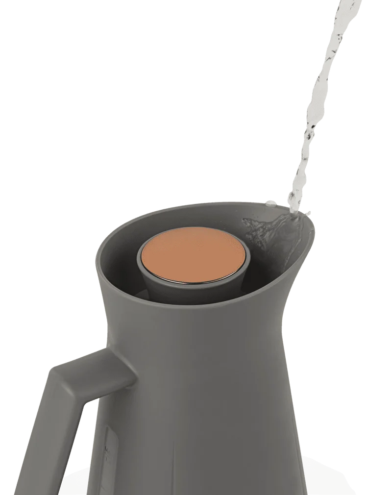 Rosendahl - Grand Cru Wasserkocher 1,4 l, aschgrau/patinierter Stahl