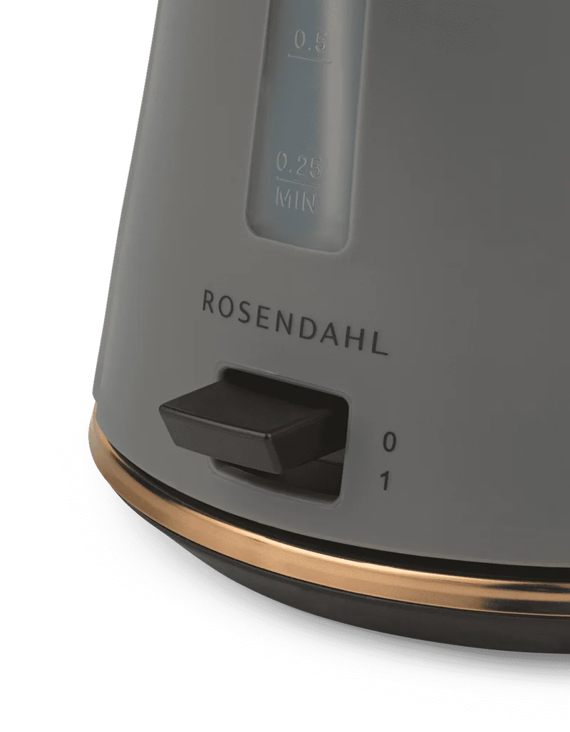 Rosendahl - Grand Cru Wasserkocher 1,4 l, aschgrau/patinierter Stahl