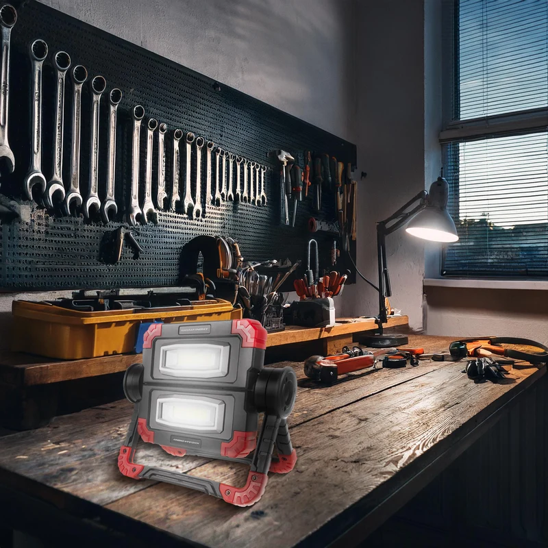 Maclean LED COB work lamp, 300 lm, 3 light modes, 4xAA power supply, color temp.6500K, MCE439 2pcs