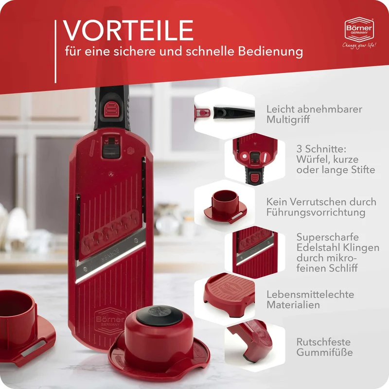 Multi Dicer – Vielseitiger Profi-Gemüseschneider für Gastronomie, Catering und Großküchen