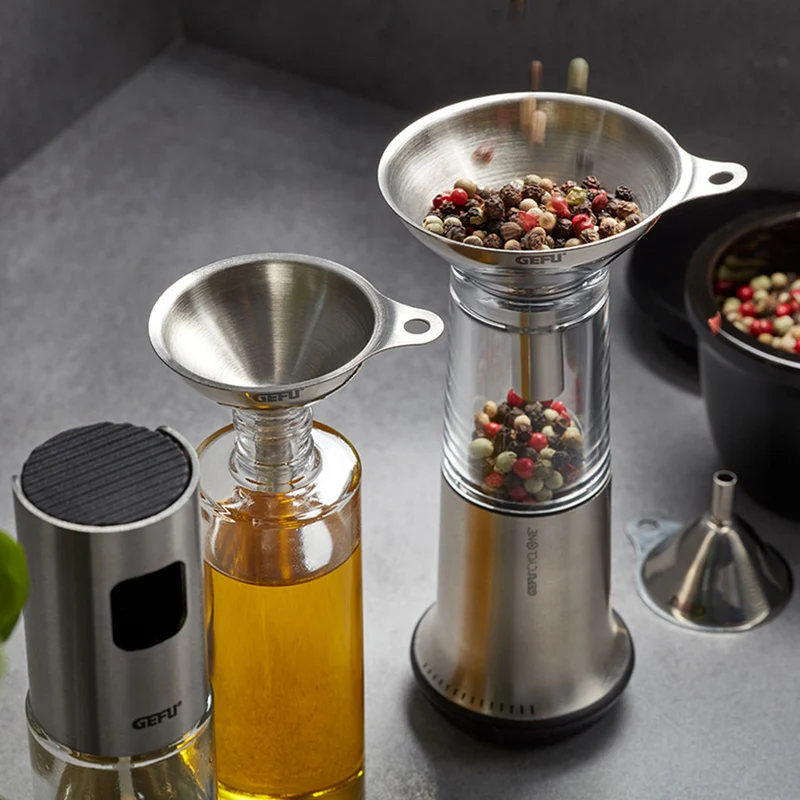 Set de 3 embudos acero inox VERSARE de Gefu