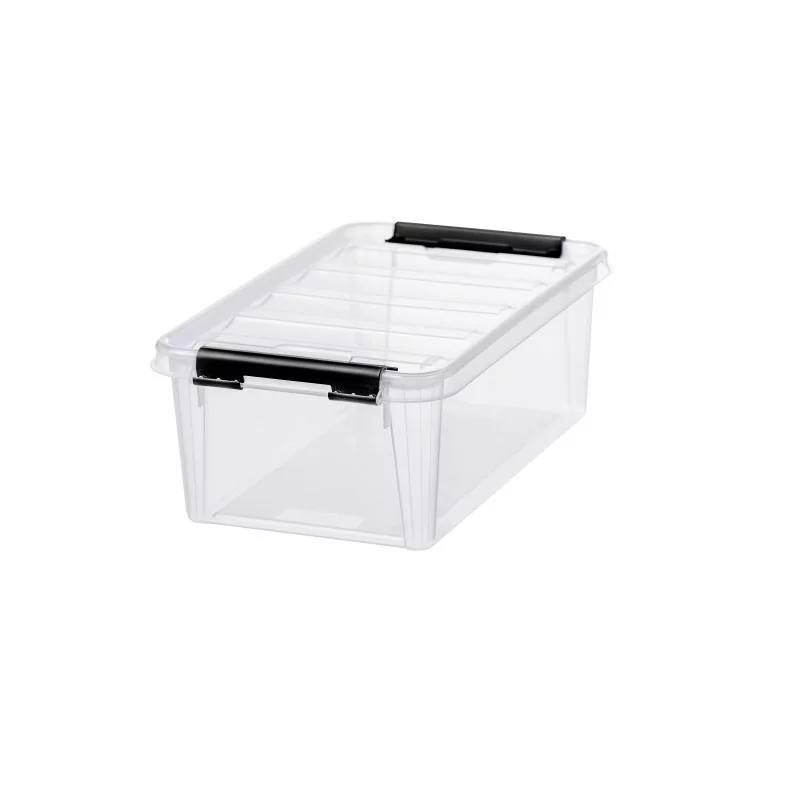 Smartstore – Klassische Aufbewahrungsbox 5, 3,6 l, mit Deckel – transparenter Kunststoff