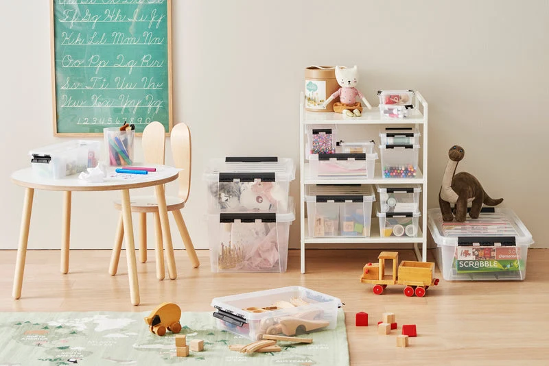 Smartstore – Klassische Aufbewahrungsbox 5, 3,6 l, mit Deckel – transparenter Kunststoff