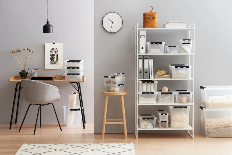 Smartstore – Klassische Aufbewahrungsbox 5, 3,6 l, mit Deckel – transparenter Kunststoff