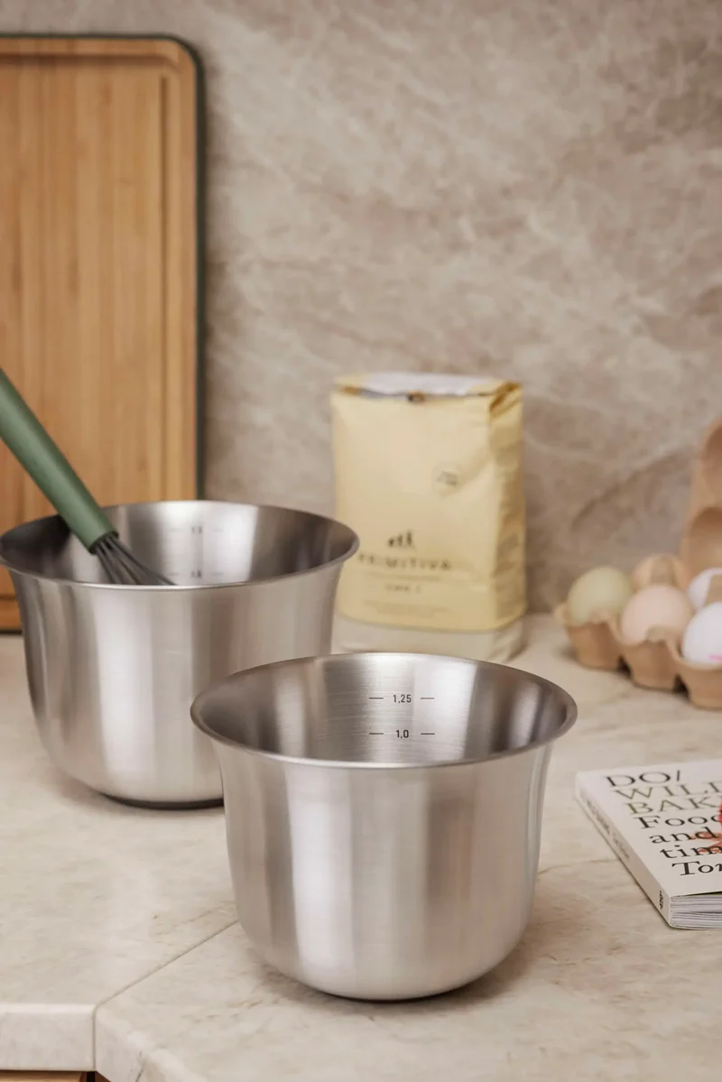 Eva Solo - Green Tools Rührschüssel 2,3 Liter - Edelstahl - Gebürsteter Stahl