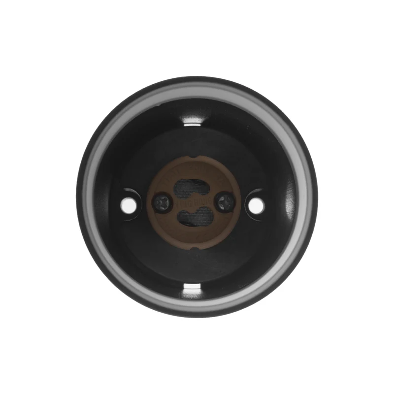 Maclean surface-mounted luminaire / tube, spot, round, aluminum, GU10, 55x130mm, black color, MCE360 B