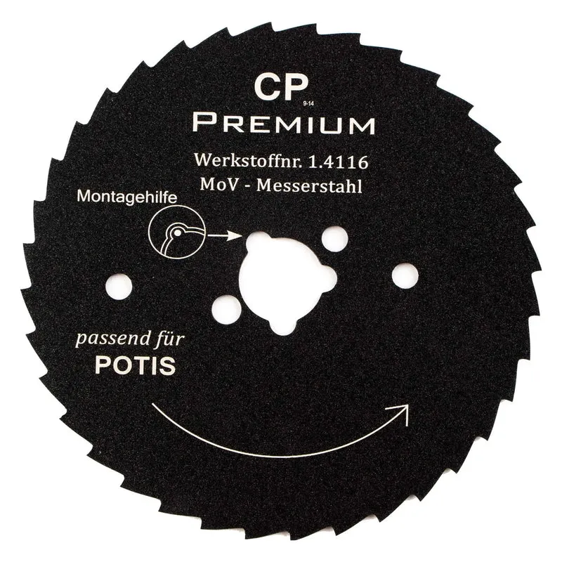 Kreismesser passend für Potis 80mm Antihaftbeschichtung Dönermesser / Gyrosmesser