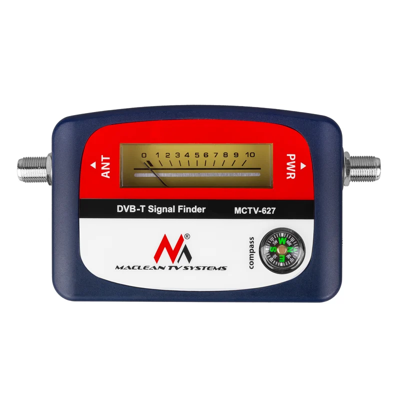 Mclean MCTV-627 DVB-T Satellite Finder with Cover F-F Cable