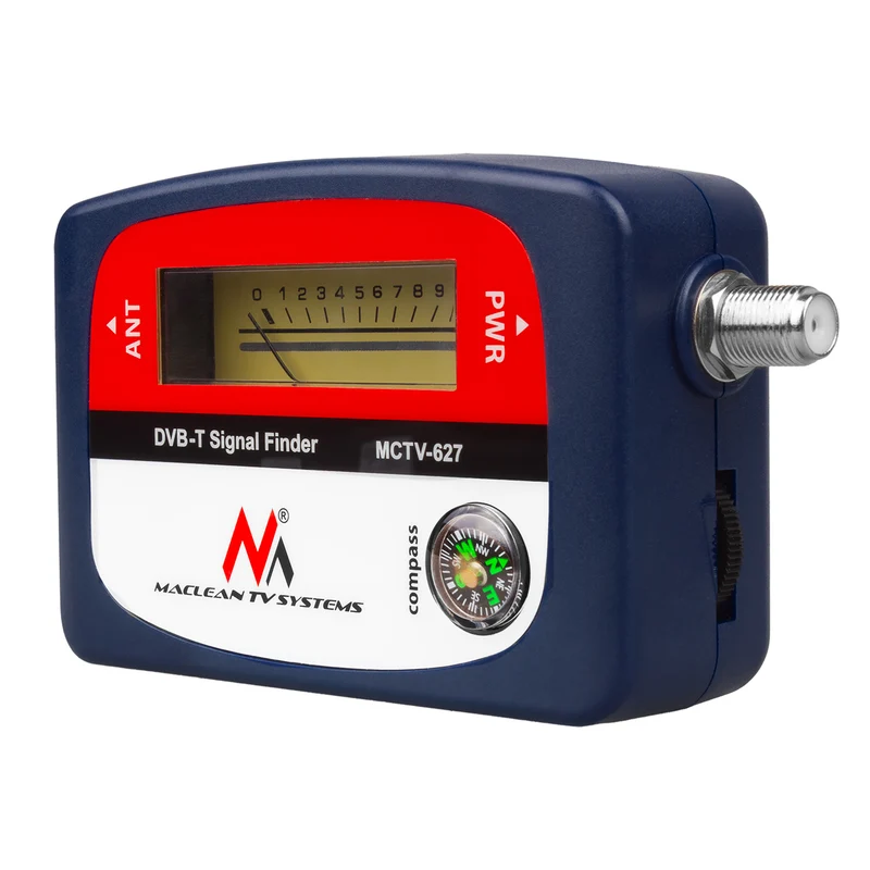 Mclean MCTV-627 DVB-T Satellite Finder with Cover F-F Cable