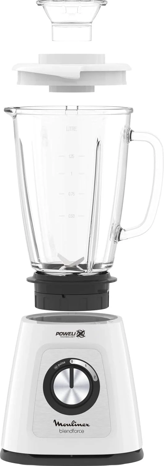 Moulinex LM4351 Blendforce 2 Elektrischer Mixer mit Powelix-Technologie, 800 W, 1,75 Liter, SmartLoc
