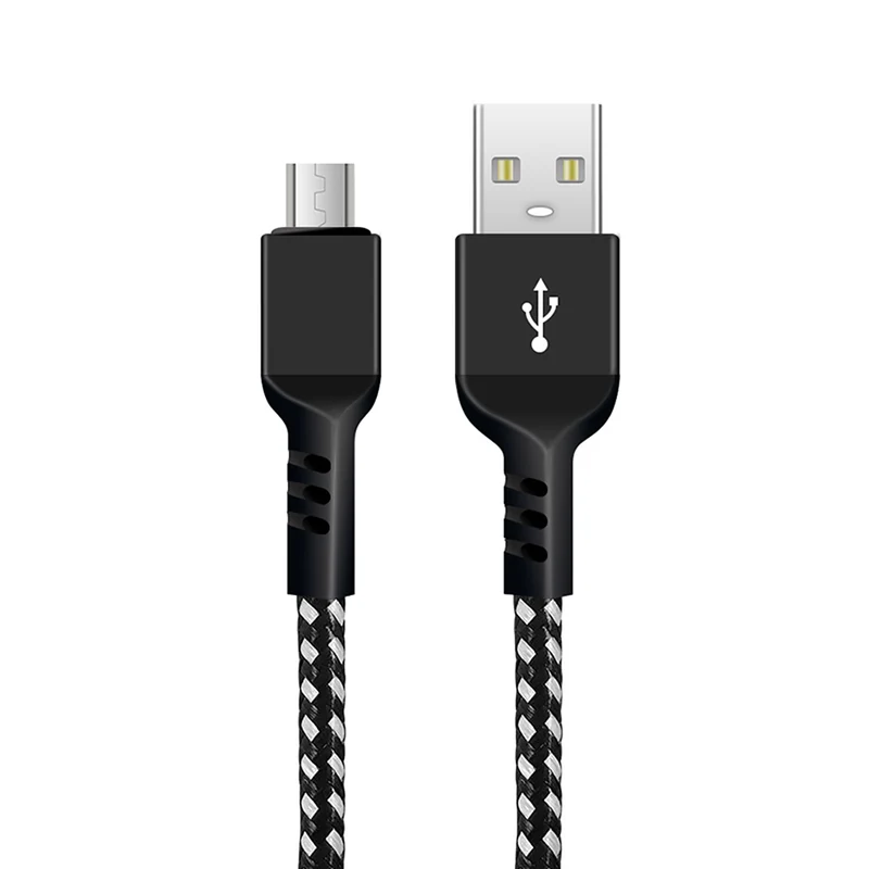 Maclean MCE473 USB A to MicroUSB Cable Charging Fast Data Transfer 1m Fast Charge 5V / 2.4A High Speed Nylon