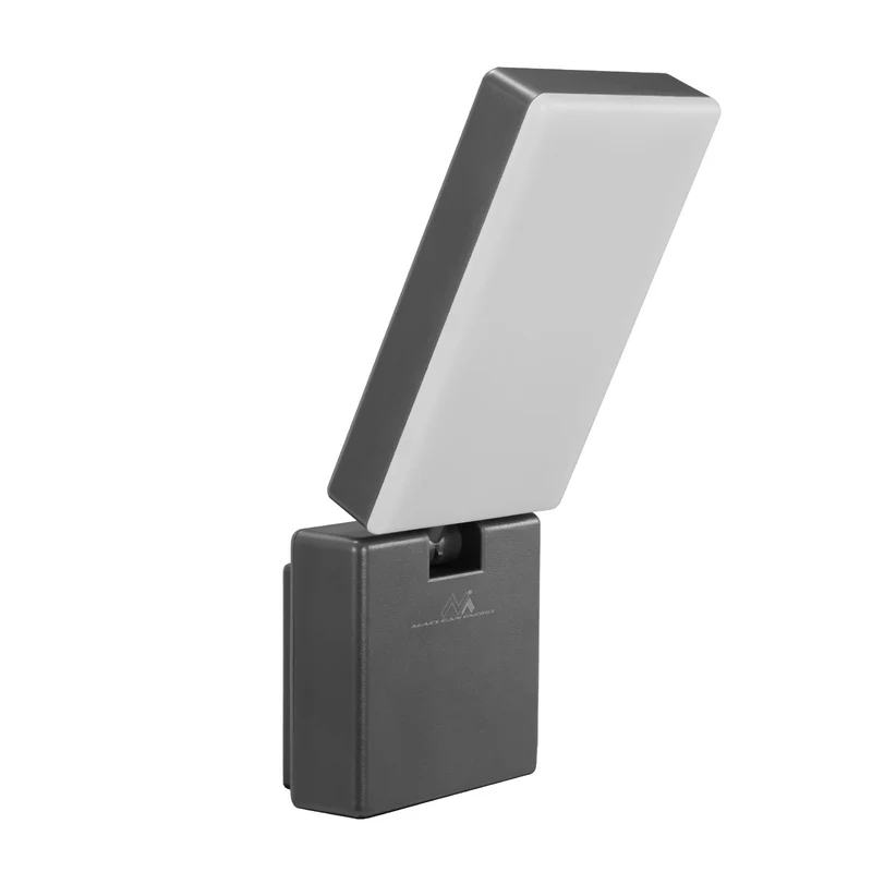 Maclean MCE514 GR Grey Outdoor LED Lamp Garden Porch Patio 10W 700lm IP65 Neutral White 4000K Weatherproof Outdoor Tilting Rotating Adjustable Angle