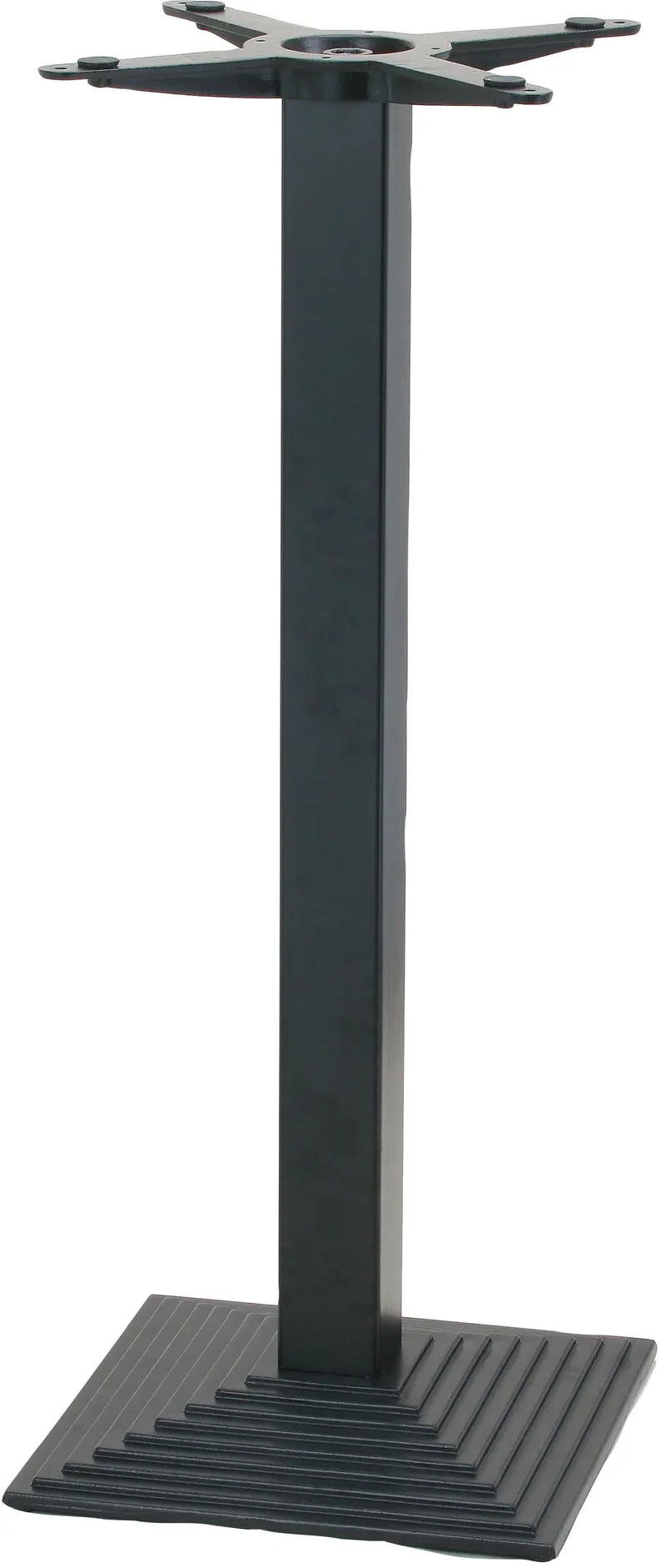 Tischgestell Schwarz konisch getreppt