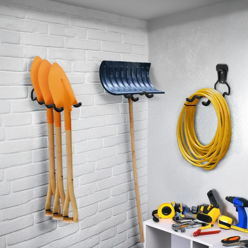 Maclean wall mount, for tools, wheels, ladder, bicycle, steel, max load 30kg, MC-486, 4 pieces