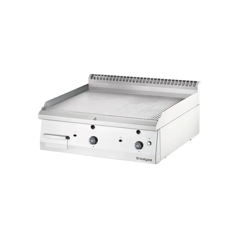 Grillplatte ½ glatt und ½ gerillt 8,1 / 13 kW