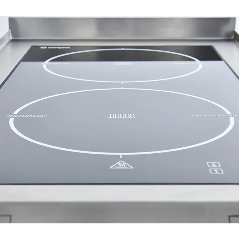 Induktionskochfeld 4 Kochfelder mit Untergestell 14 kW