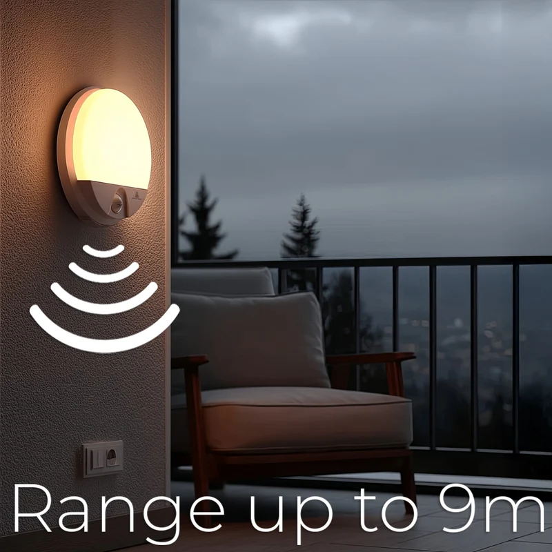 Maclean MCE291 W Wall LED Infrared Motion Sensor LED Wall Lamp Indoor Outdoor Lighting 15W Waterproof Dustproof