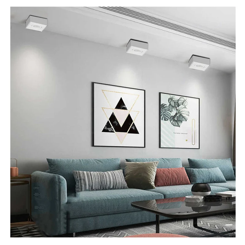 Maclean MCE464 W Ceiling Lighting Fixture Recessed Luminaire Installation Frame GU10 MR16 LED Halogen