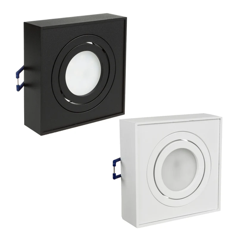 Maclean MCE464 W Ceiling Lighting Fixture Recessed Luminaire Installation Frame GU10 MR16 LED Halogen