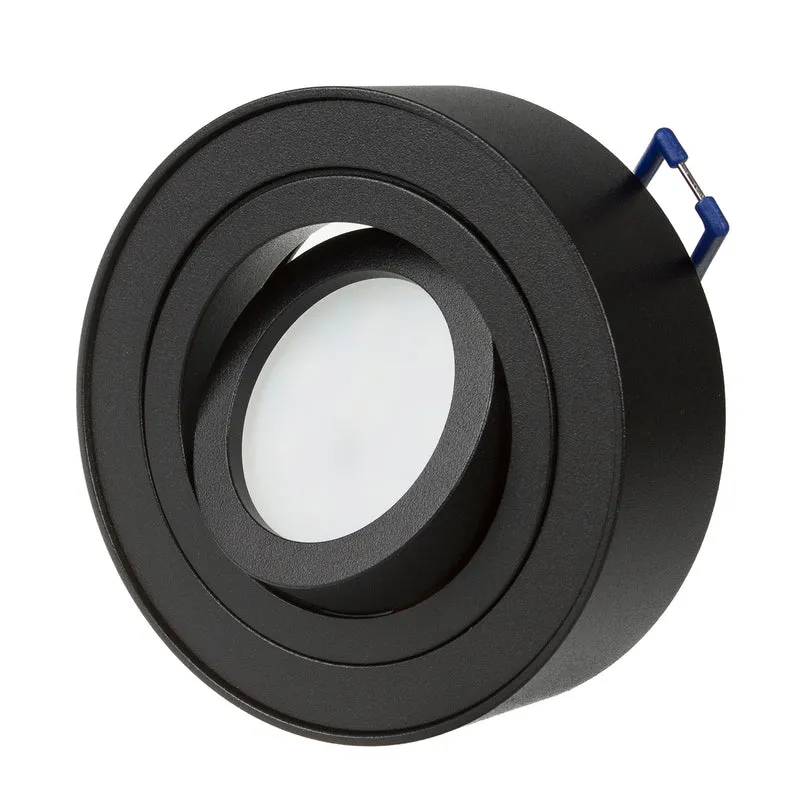 Maclean MCE462 B Decorative Ceiling Lighting Fixture Installation Frame Recessed Luminaire Ring GU10 MR16 LED Halogen