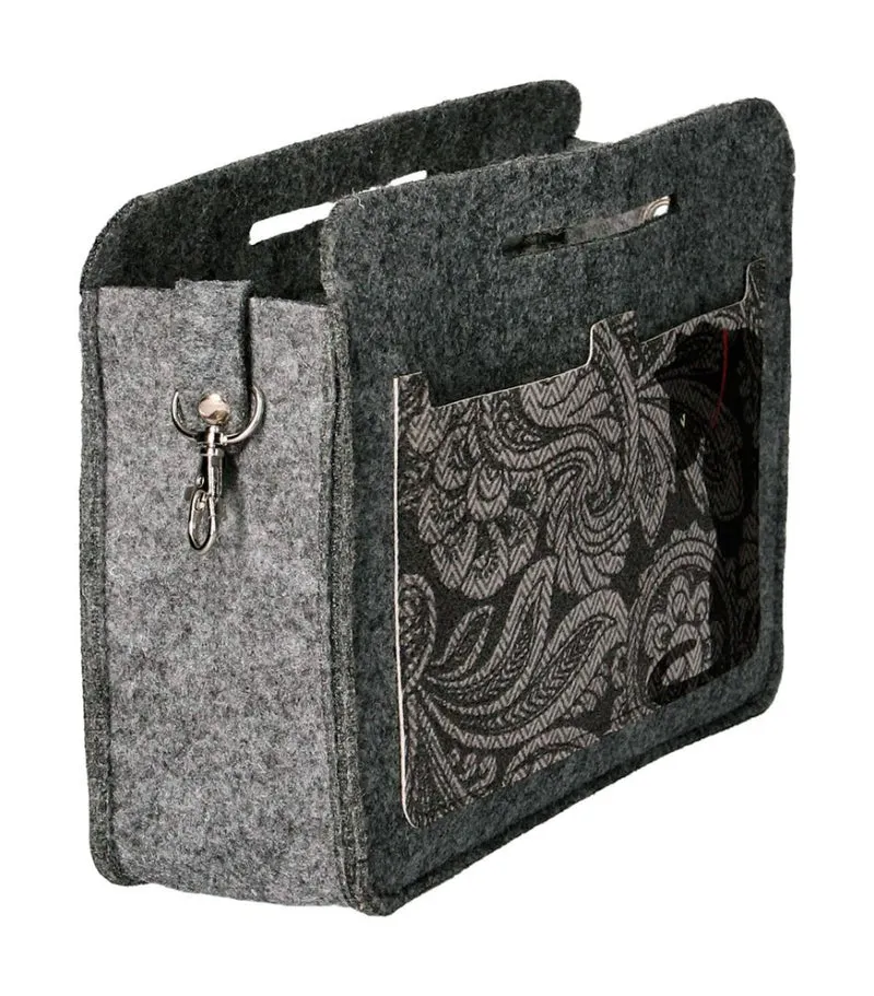 Premium Felt Handbag Organizer, Durable Print, Kleks Design