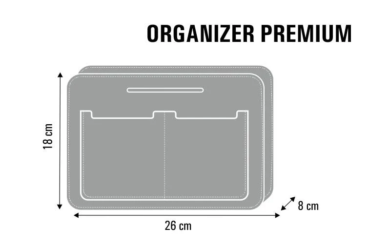 Premium Felt Handbag Organizer, Durable Print, Fly Away Design