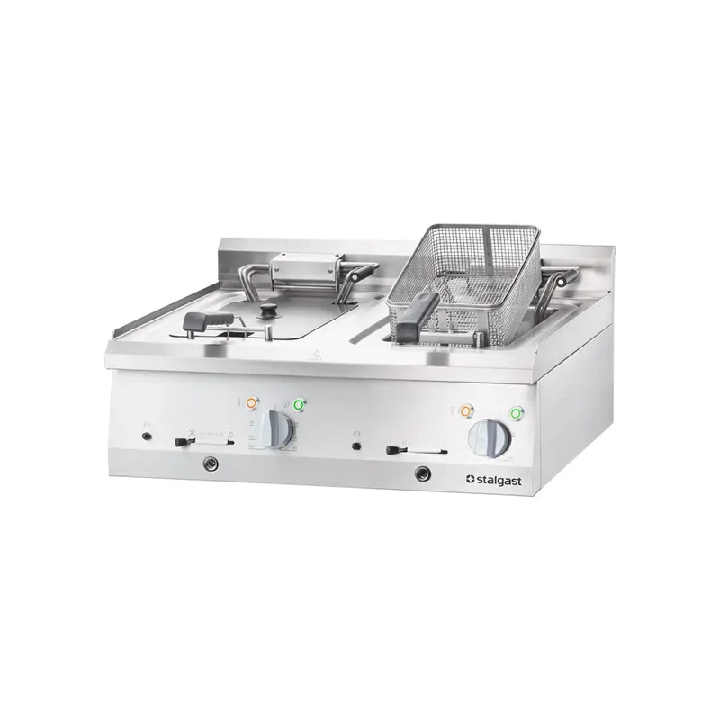 Fritteuse Elektro 10 + 10 Liter 18 kW