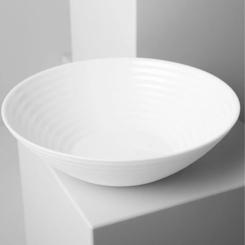 Luminarc 06455 20cm Round Salad Bowl White Made of White Tempered Glass