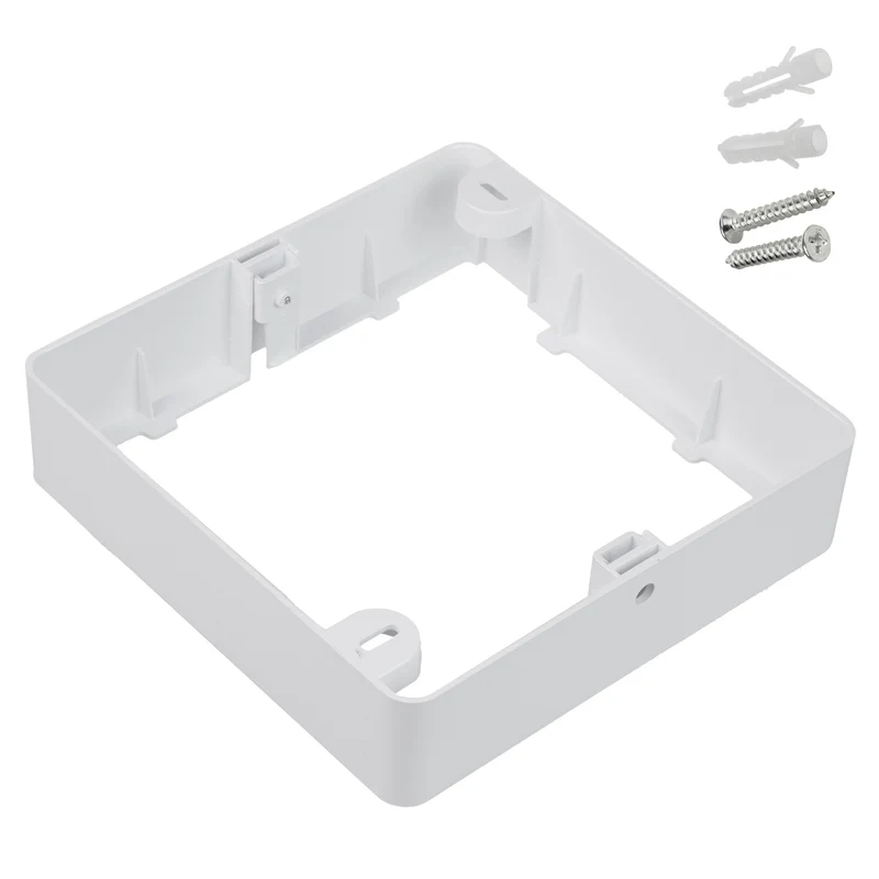 Maclean MCE379 S Surface Mounting Adapter For 9W LED Panel Square 17 x 17 x 3.8 cm
