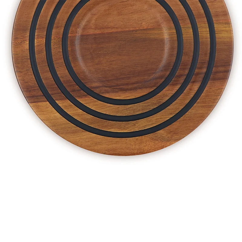Salvamanteles magnético de madera Le Creuset