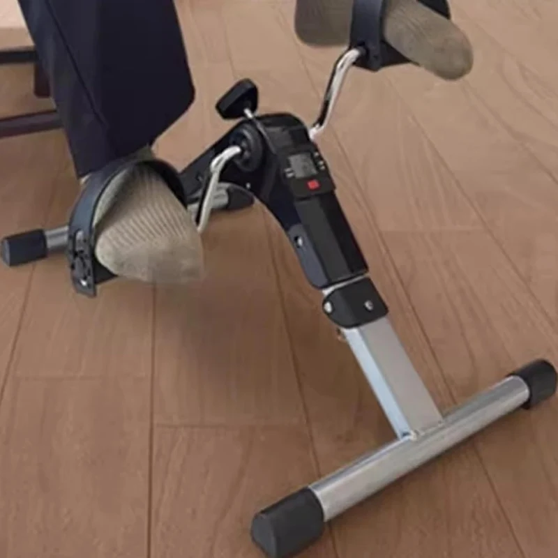 Mini Klappbar Bike, Pedaltrainer Mini-Heimtrainer Fahrrad, Minifahrrad Bewegungstrainer Fitnessgerät