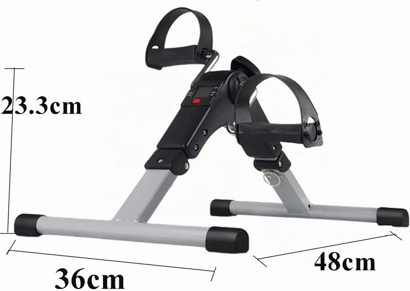 Mini Klappbar Bike, Pedaltrainer Mini-Heimtrainer Fahrrad, Minifahrrad Bewegungstrainer Fitnessgerät