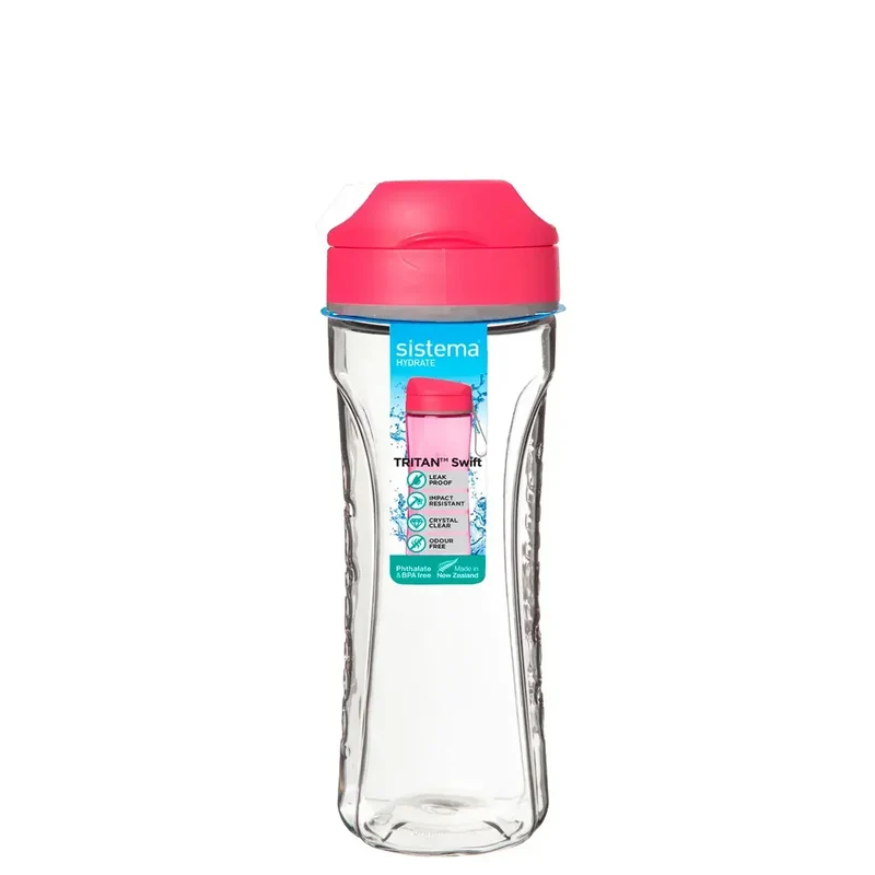 Sistema - Tritan Swift Flasche 600ml - Rosa