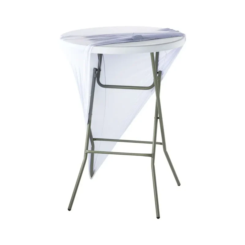 Stehtisch klappbar weiß Ø 800 mm H 1100 mm