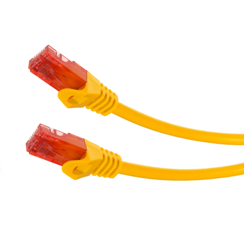 Maclean Cable, UTP Patchcord, Plug-to-Plug, Cat6, 1m, Yellow, MCTV-301 Y
