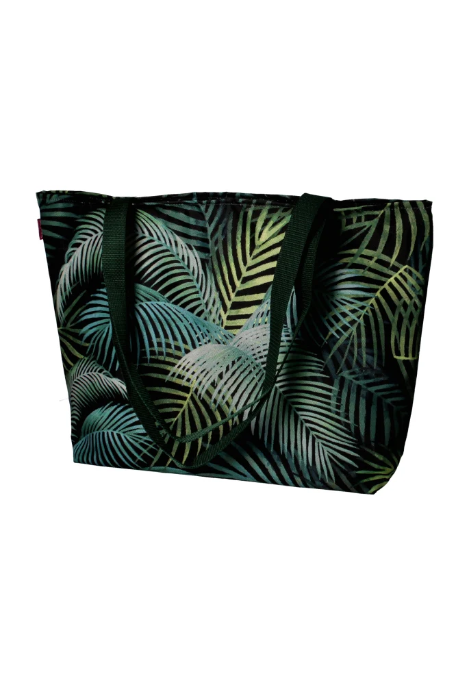Bertoni shoulder bag, zipper, weather-resistant, durable print, Mallorca design