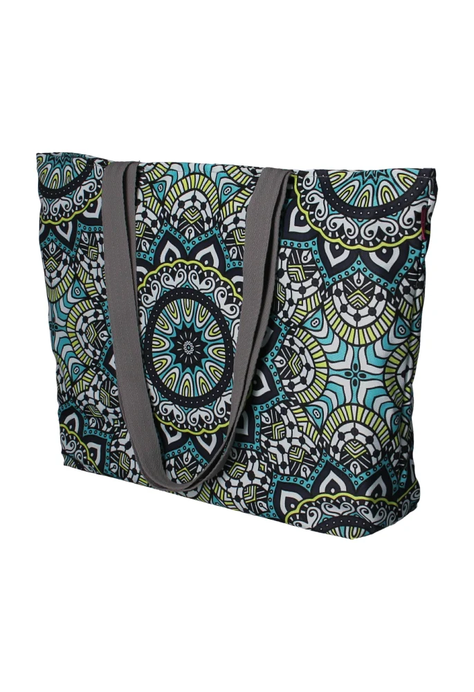 Bertoni shoulder bag, zipper, weather-resistant, durable print, Anais design