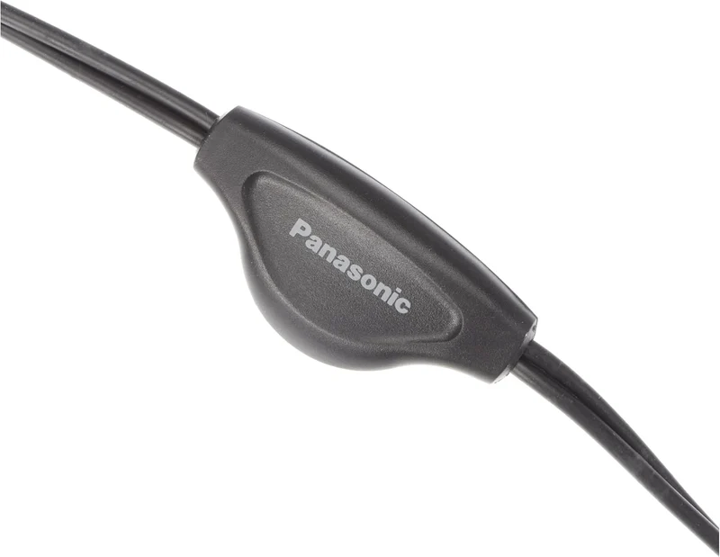 Panasonic RP-HT090 Kabelgebundene Stereo-Kopfhörer, Leicht für hervorragenden Komfort, 5 m Kabel für