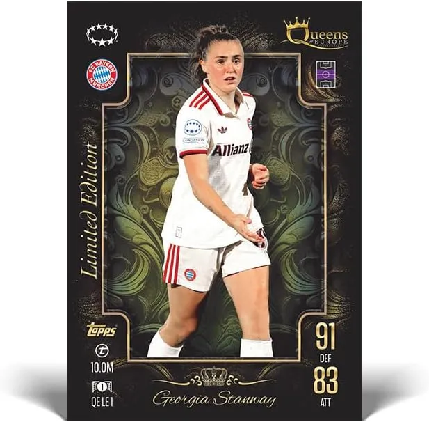 Topps Match Attax 24/25 - Update Mega Multipack #5 - Queens of Europe! 41 Karten inklusive 16 Queens