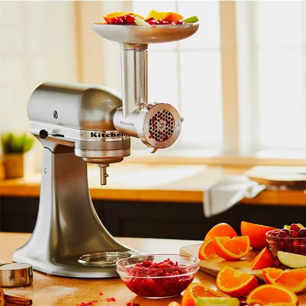 Picadora metálica con accesorios KitchenAid