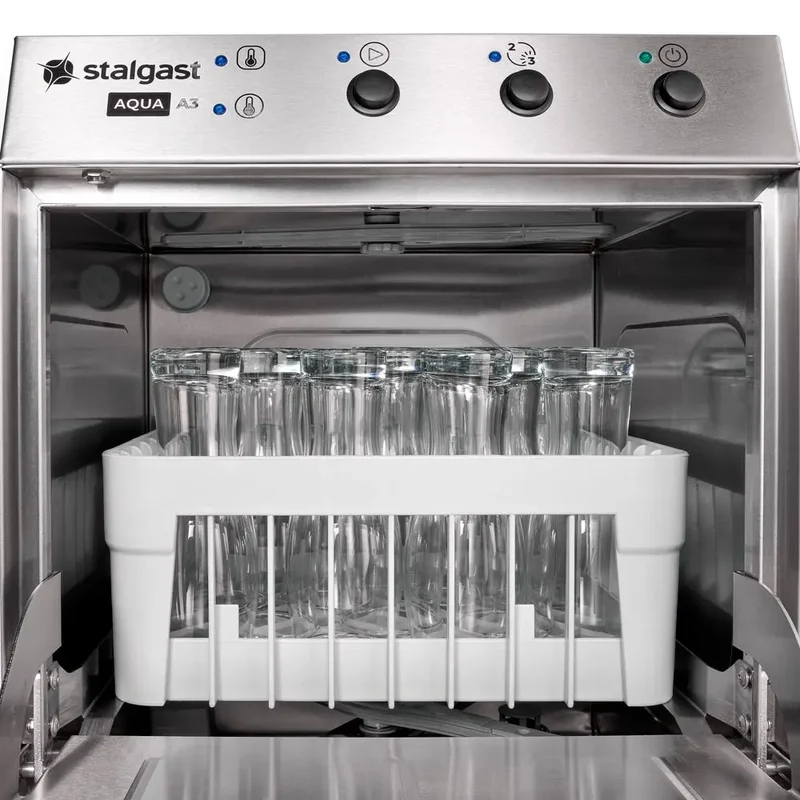 Gläserspülmaschine 2,77 kW mit Klarspülmitteldosierpumpe