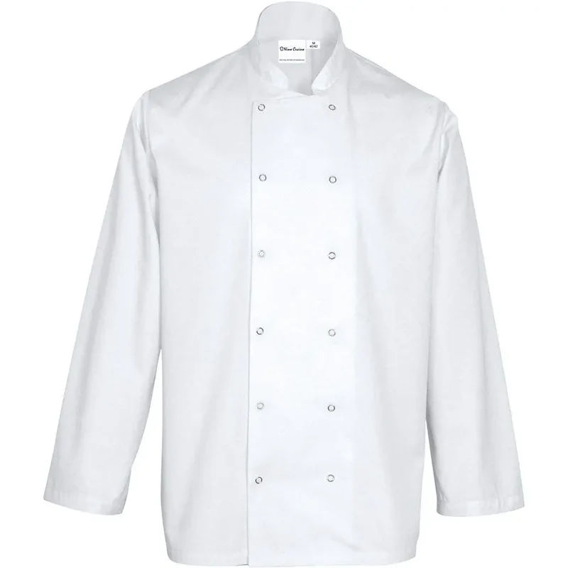 Gastronics Kochjacke langarm weiß und schwarz