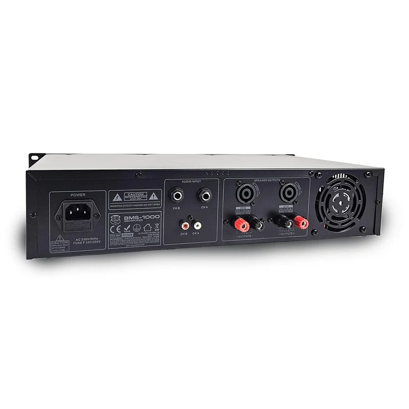 Verstärker DJ – BM Sonic BMS-3000 – 2 x 1500 W – MOSFET-Technologie mit kontinuierlicher Belüftung 3