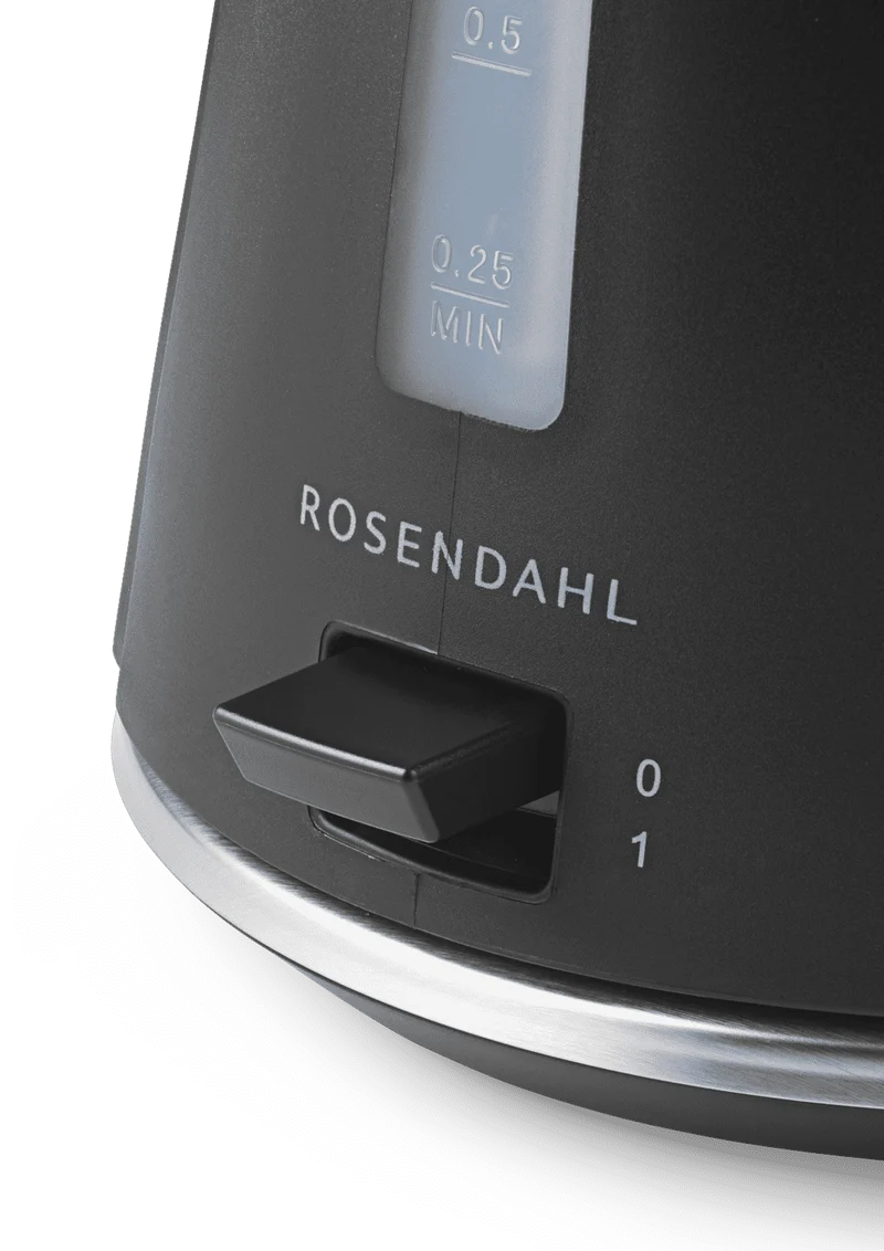 Rosendahl - Grand Cru Wasserkocher 1,4 l schwarz/stahl