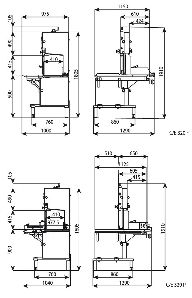 Knochensäge C/E320P Sägeblatt 3200 mm Lux Line