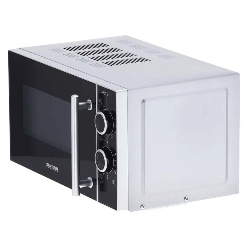 Severin Mikrowelle m.Grill 700/900W MW 7771 Schwarz / Silber