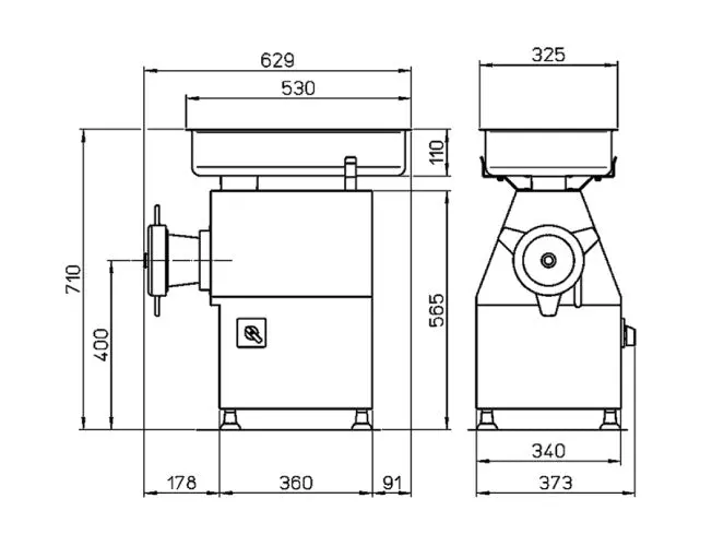 Fleischwolf C/42 800 kg/h Premium Line
