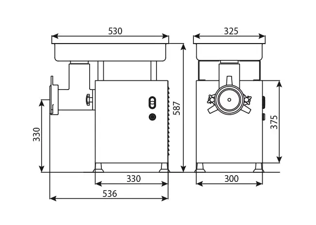 Fleischwolf A/32 450 kg/h Premium Line