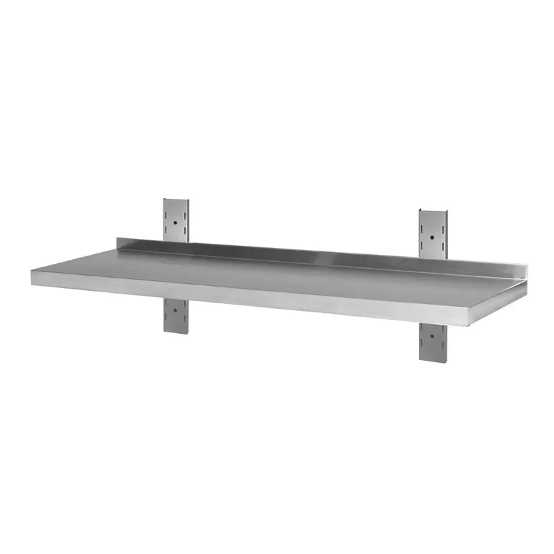 Wandbord Edelstahl verstärkt 1 Boden Tiefe 30
