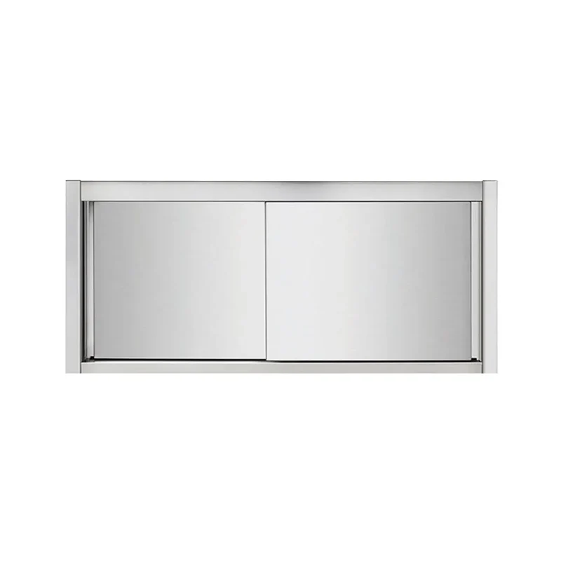 Wandhängeschrank aus Edelstahl mit Tür Tiefe 40mm